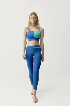 Leggings deportivos Kate azul/turquesa