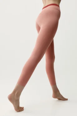 Leggings deportivos Kate coral/rojo