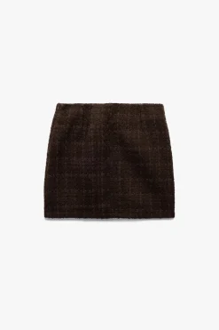 Minifalda de tweed