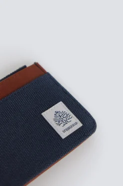 Monedero canvas y efecto piel