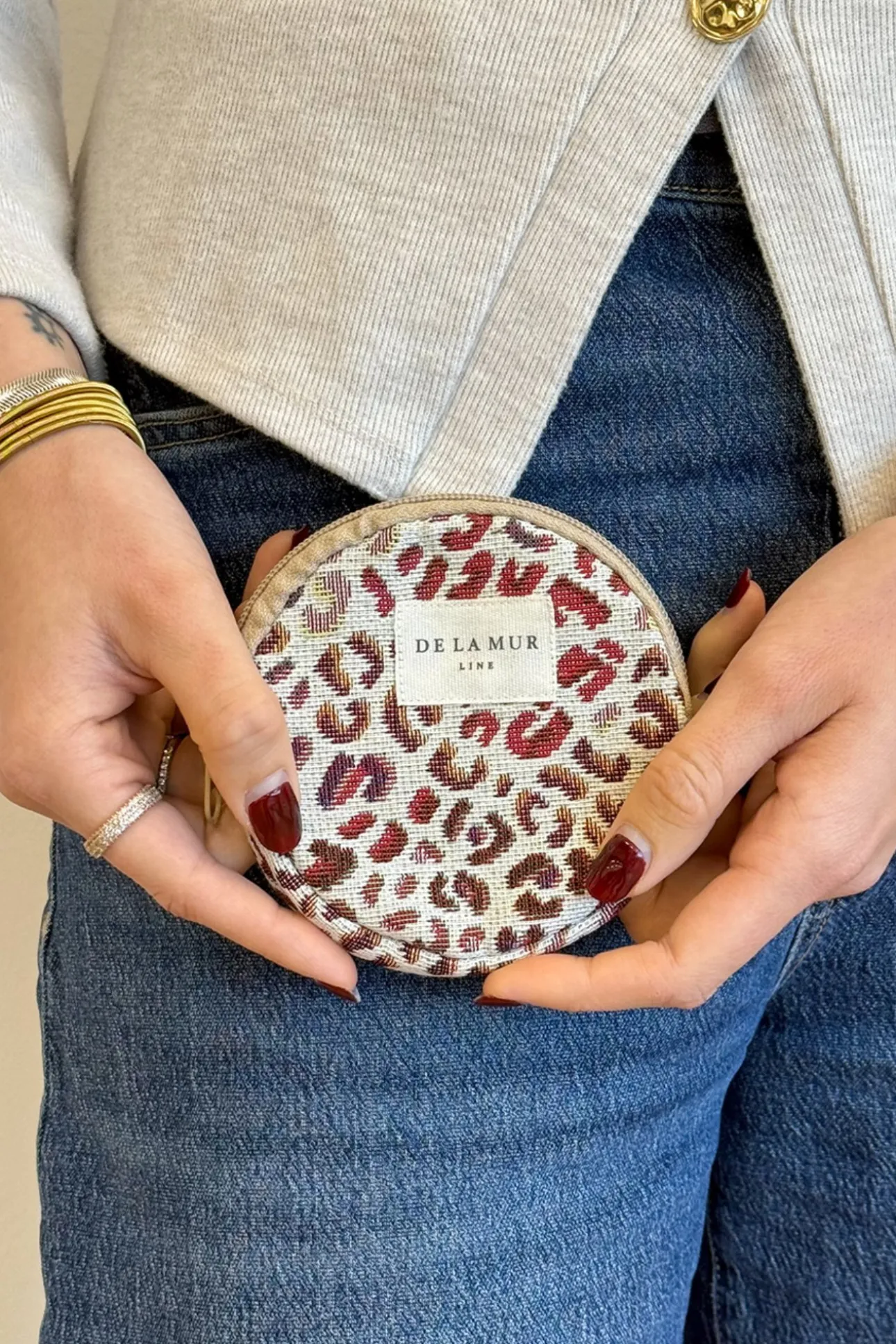 Monedero Redondo Talco