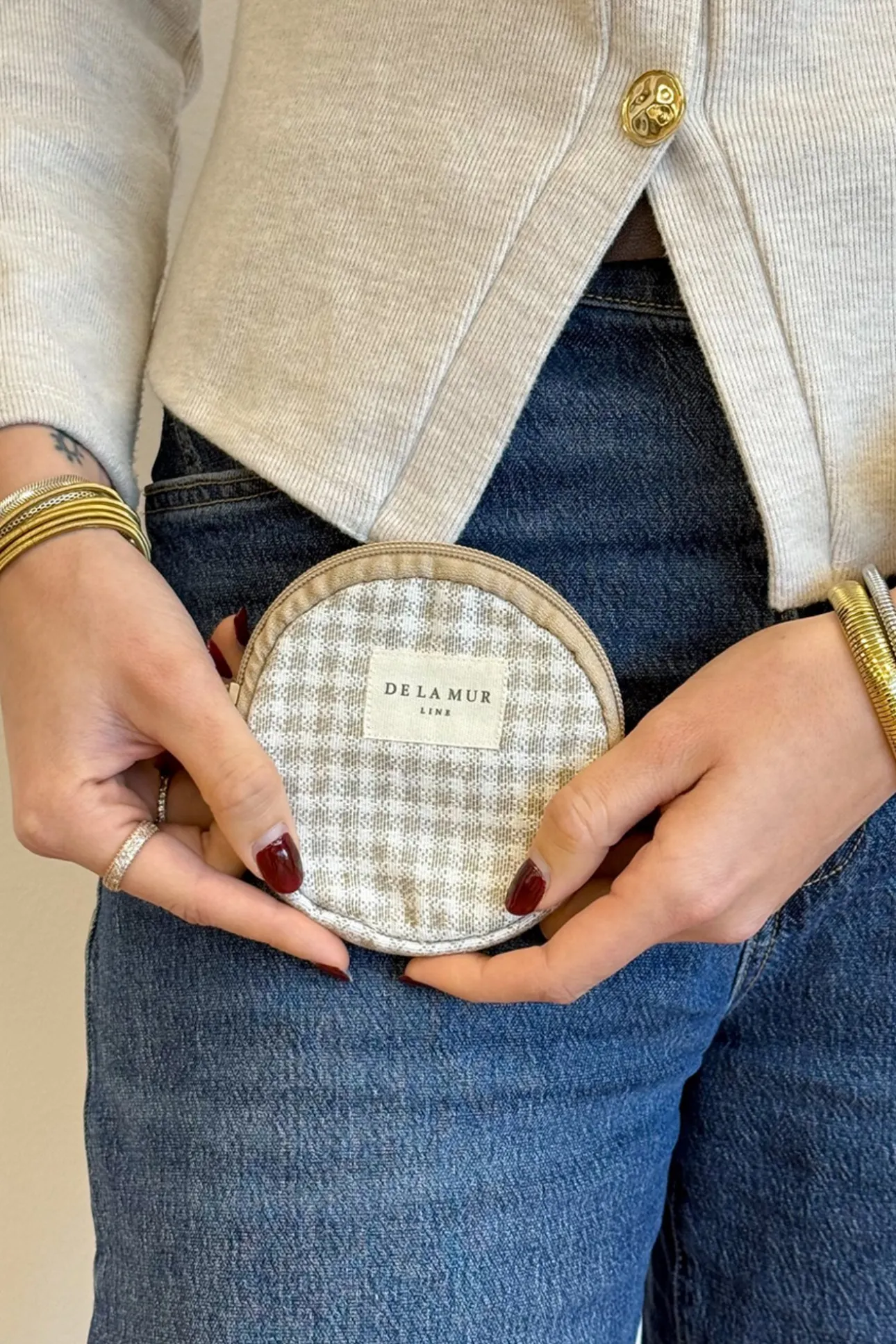 Monedero Redondo Vison