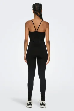 Mono seamless negro tirantes canal&eacute;