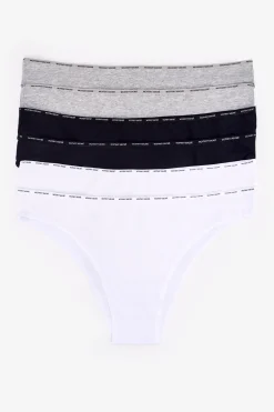 Pack 6 bragas brasile&ntilde;as de algod&oacute;n