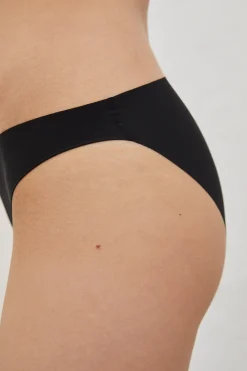 Pack 2 bragas cl&aacute;sicas negro laser cut