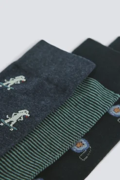 Pack 3 calcetines largos 90's