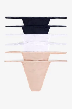 Pack 6 tangas tira de microfibra