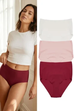 Pack de 3 bragas altas invisibles