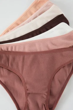 Pack de 7 bragas cl&aacute;sicas canal&eacute;