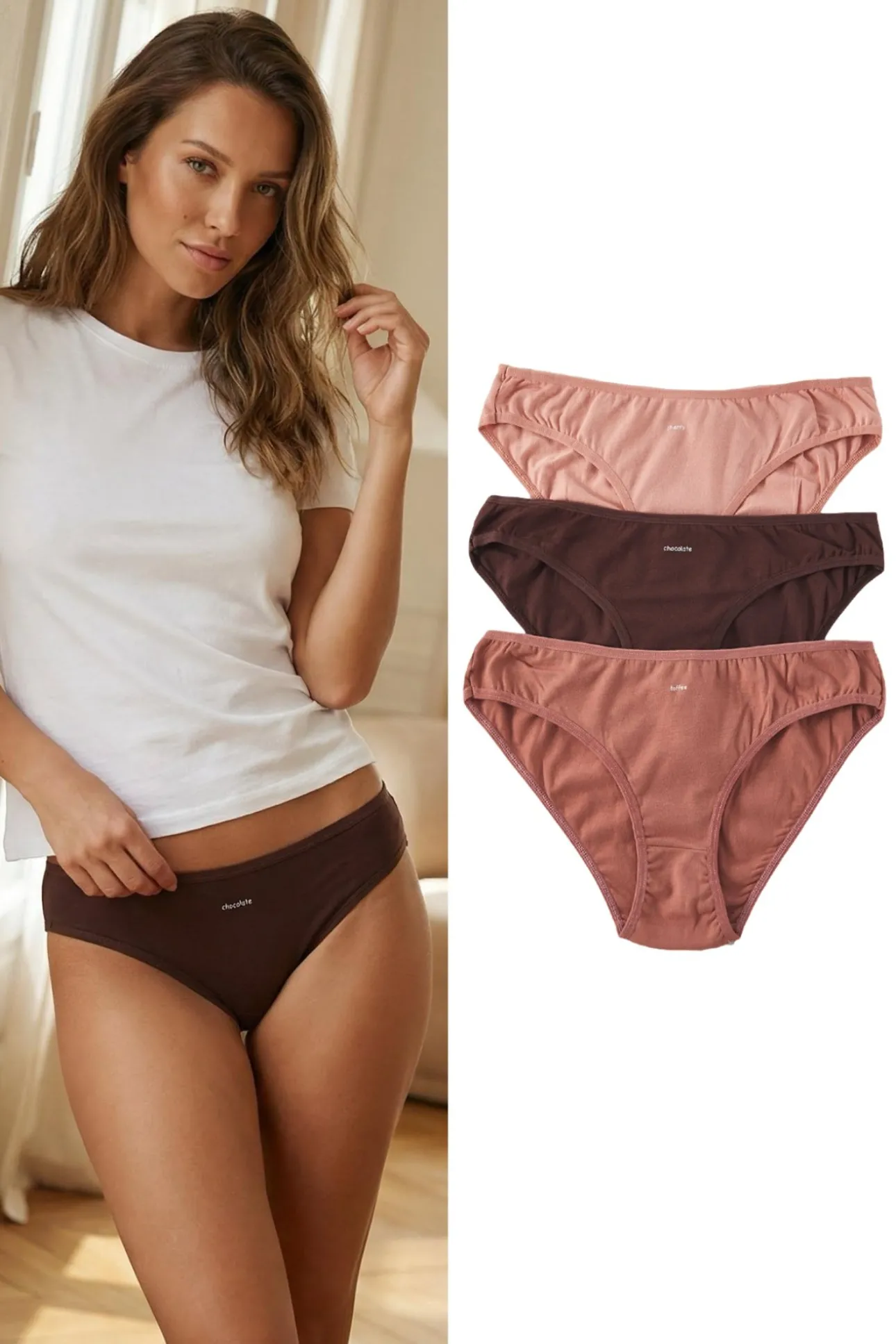 Pack de 3 bragas clásicas