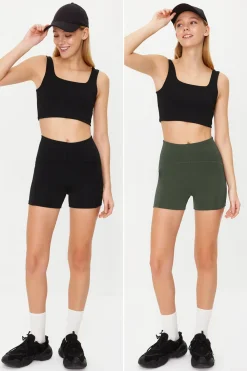 Pack de 2 leggings deportivos cortos