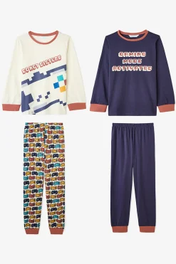 Pack de 2 pijamas de manga larga Gaming para ni&ntilde;o