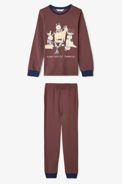 Pack de 2 pijamas de manga larga de algod&oacute;n Farm-Tastic para ni&ntilde;o