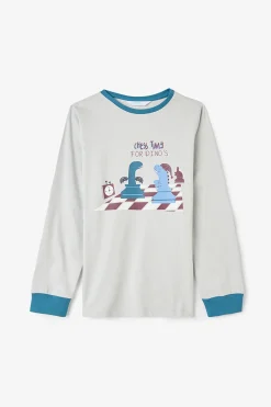 Pack de 2 pijamas largos de dinosaurios Chess Time para ni&ntilde;os