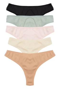 Pack de 5 tangas canal&eacute;