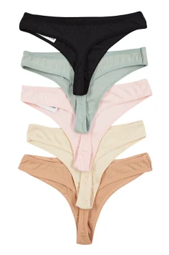 Pack de 5 tangas canal&eacute;