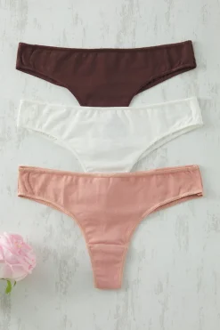 Pack de 3 tangas lisos