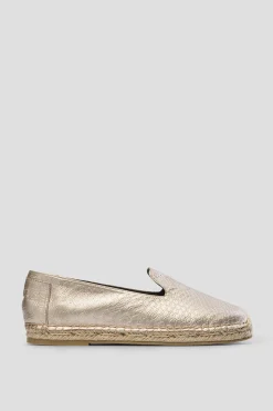 Paez Moc Vegan Leather Snake Gold