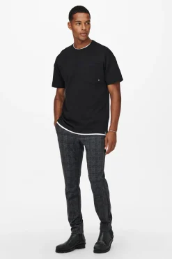 Pantal&oacute;n 5 bolsillos tapered