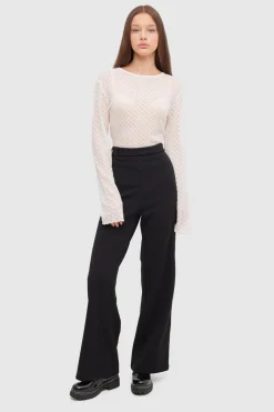 Pantalón Ancho Botón