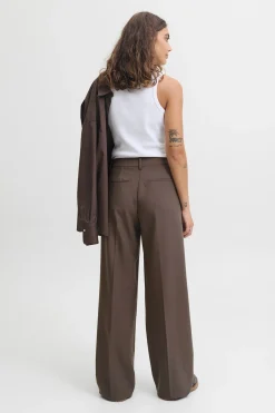 Pantal&oacute;n ancho con pinzas