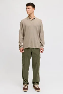 Pantal&oacute;n cargo algod&oacute;n tiro medio