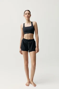 Pantal&oacute;n corto deportivo Padma 2.0 Negro