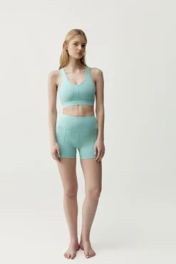 Pantal&oacute;n corto deportivo Deo azul claro