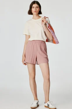 Pantal&oacute;n corto lino