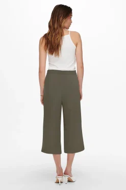Pantal&oacute;n cropped fluido