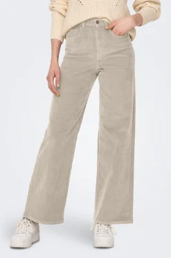 Pantal&oacute;n de pana wide leg