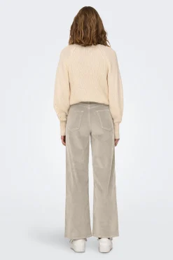 Pantal&oacute;n de pana wide leg