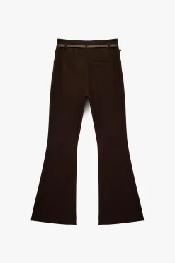 Pantal&oacute;n de tela con cintur&oacute;n