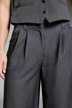 Pantal&oacute;n de traje wide leg