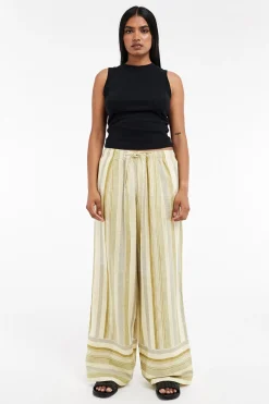 Pantalón estampado de cordón