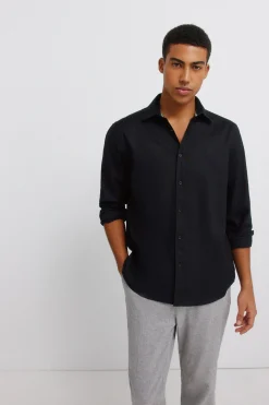 Pantal&oacute;n estructura lino comfort slim fit