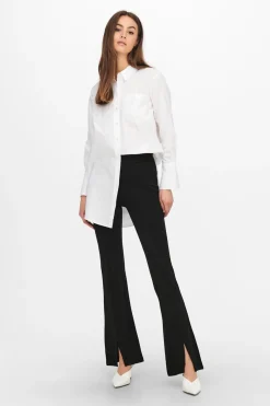 Pantal&oacute;n largo de talle medio