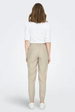 Pantal&oacute;n largo fluido de cintura el&aacute;stica