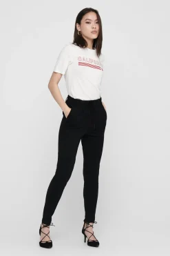 Pantalón largo recto estilo chino