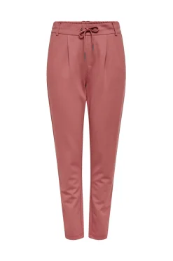 Pantal&oacute;n largo recto cintura alta el&aacute;stica