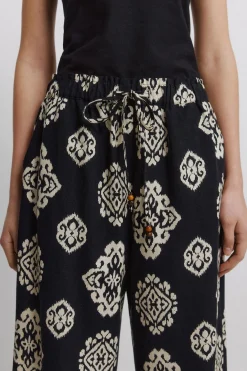 Pantal&oacute;n lino estampado