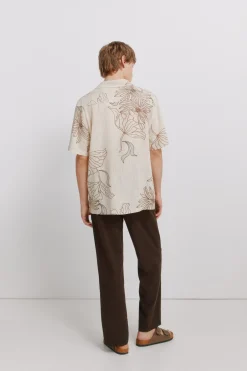 Pantal&oacute;n lino recto straight fit