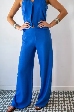 Pantal&oacute;n palazzo el&aacute;stico