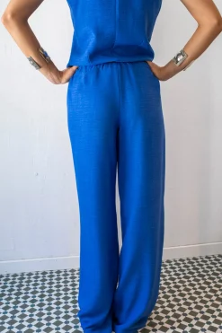 Pantal&oacute;n palazzo el&aacute;stico