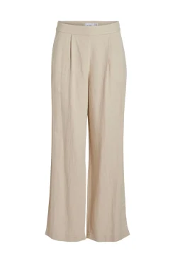 Pantal&oacute;n plisado de lino