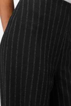 Pantal&oacute;n rayas tiro alto recto