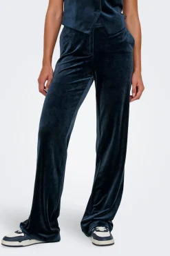 Pantal&oacute;n recto de terciopelo