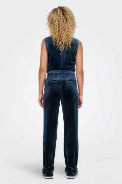 Pantal&oacute;n recto de terciopelo