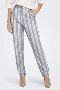 Pantalón regular fit de lino