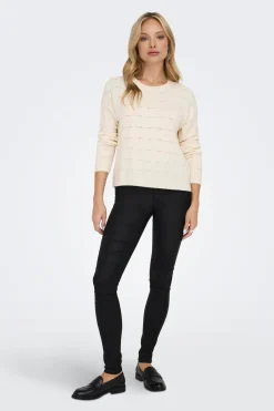 Pantalón skinny efecto coated